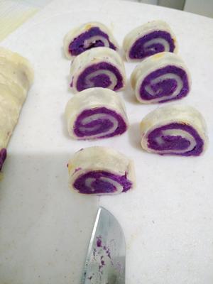 超级简单的紫薯卷的做法 步骤6