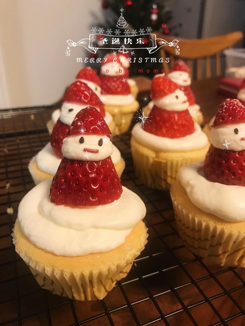 圣诞老人杯子蛋糕【曼达小馆】2016年圣诞Party专场