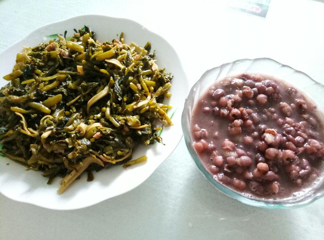 老爸的招牌小菜——雪菜炒肉丝