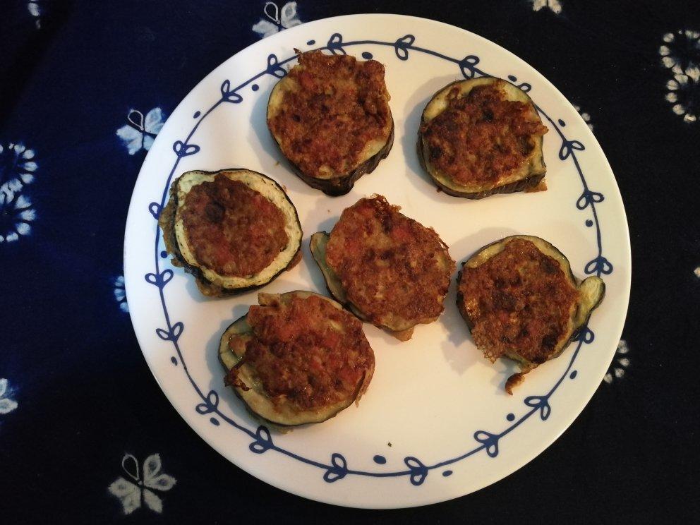 不一样的网红肉沫茄子饼