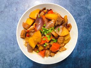 土豆胡萝卜烧肉的做法 步骤6