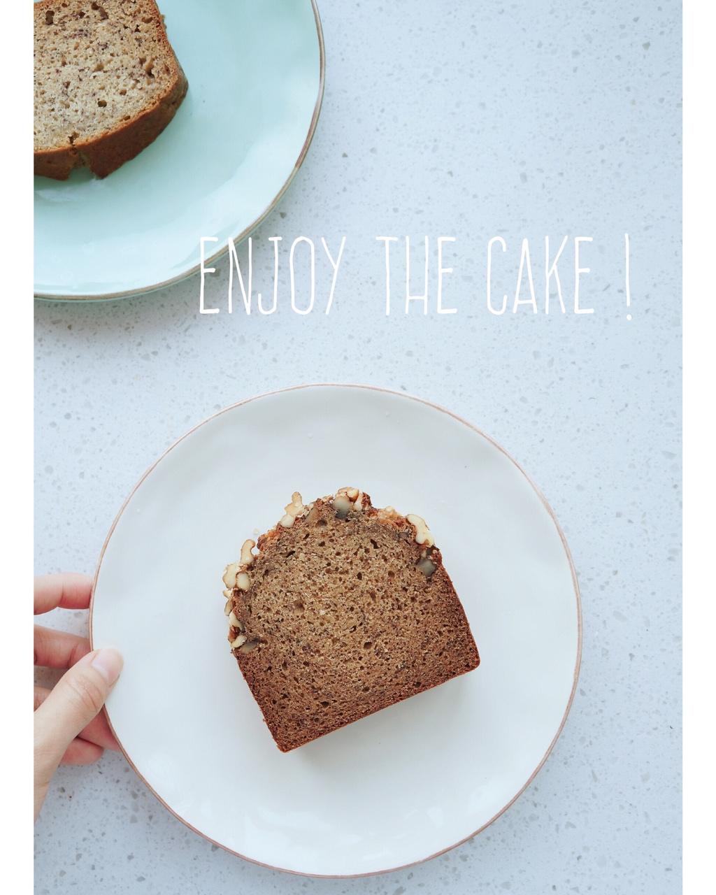 香蕉核桃磅蛋糕 Banana & Walnut Pound Cake
