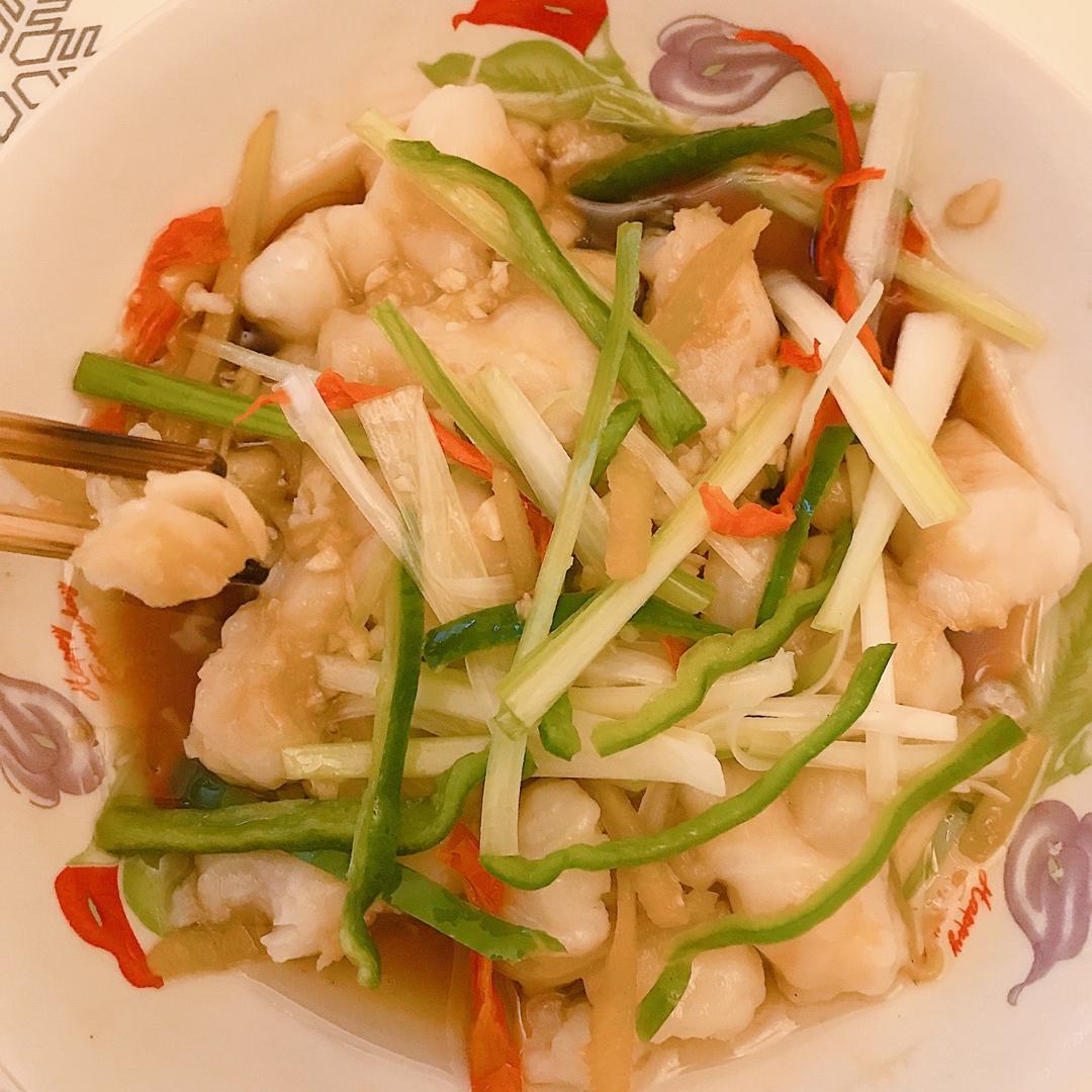 清蒸巴沙鱼柳(龙利鱼)
