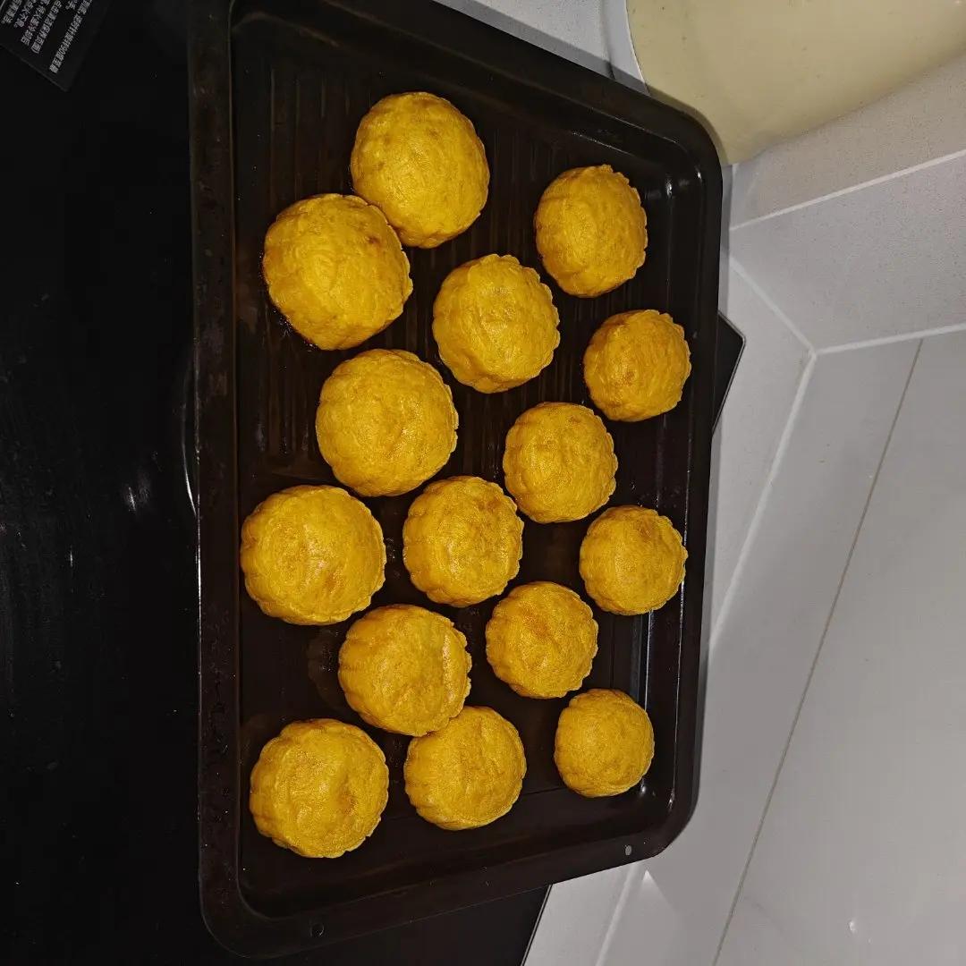 懒人快手南瓜饼(烤箱版)