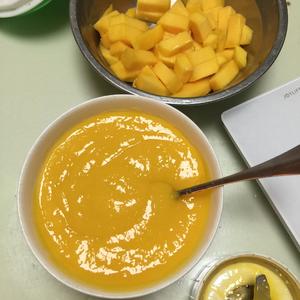 芒果轻奶酪慕斯（低糖版）的做法 步骤2