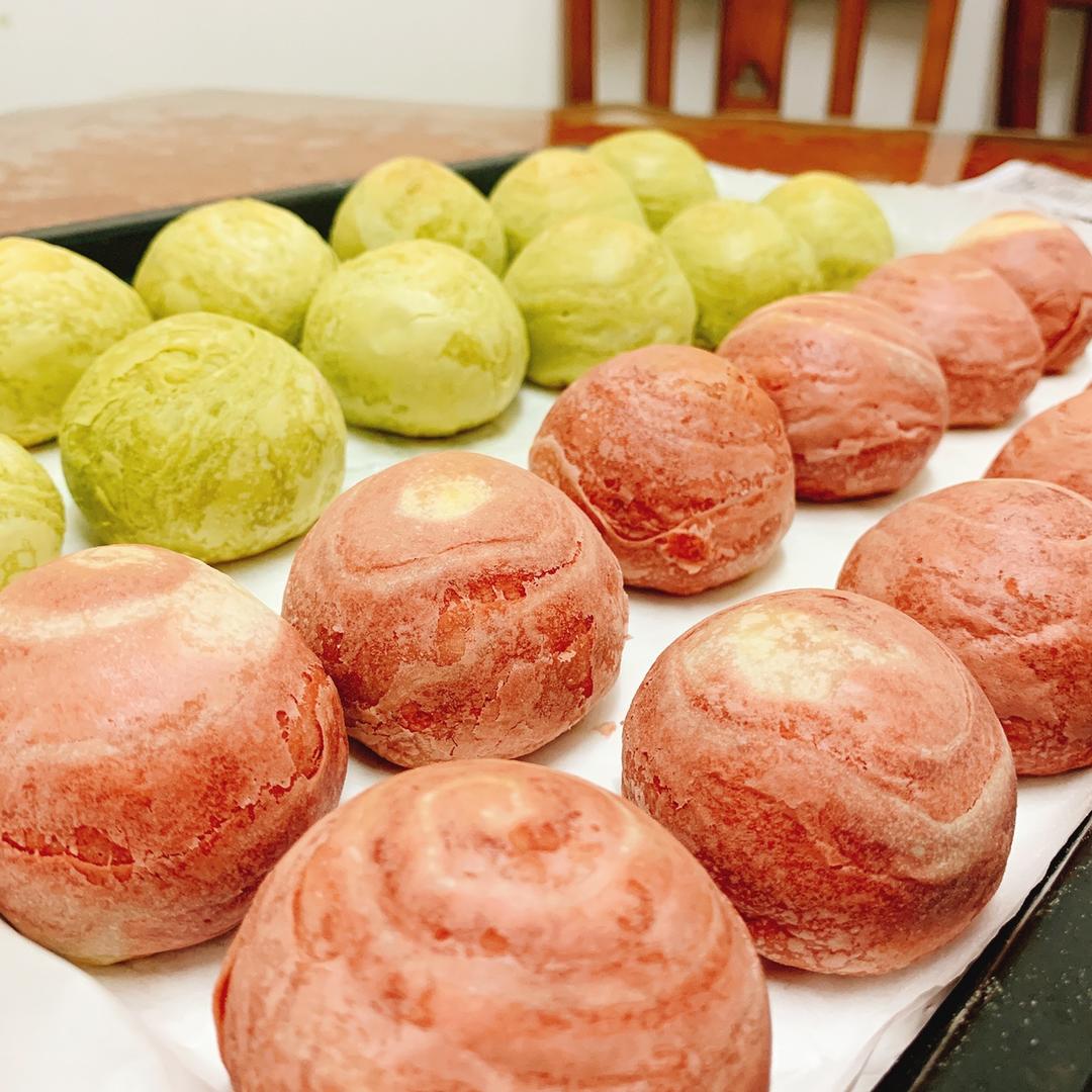 螺旋酥.蛋黄酥.-个人的技巧