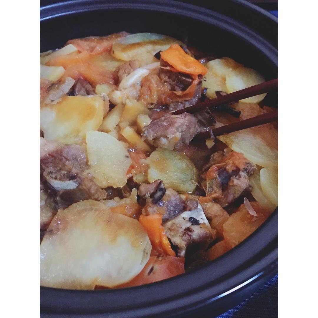 塔吉锅焖排骨