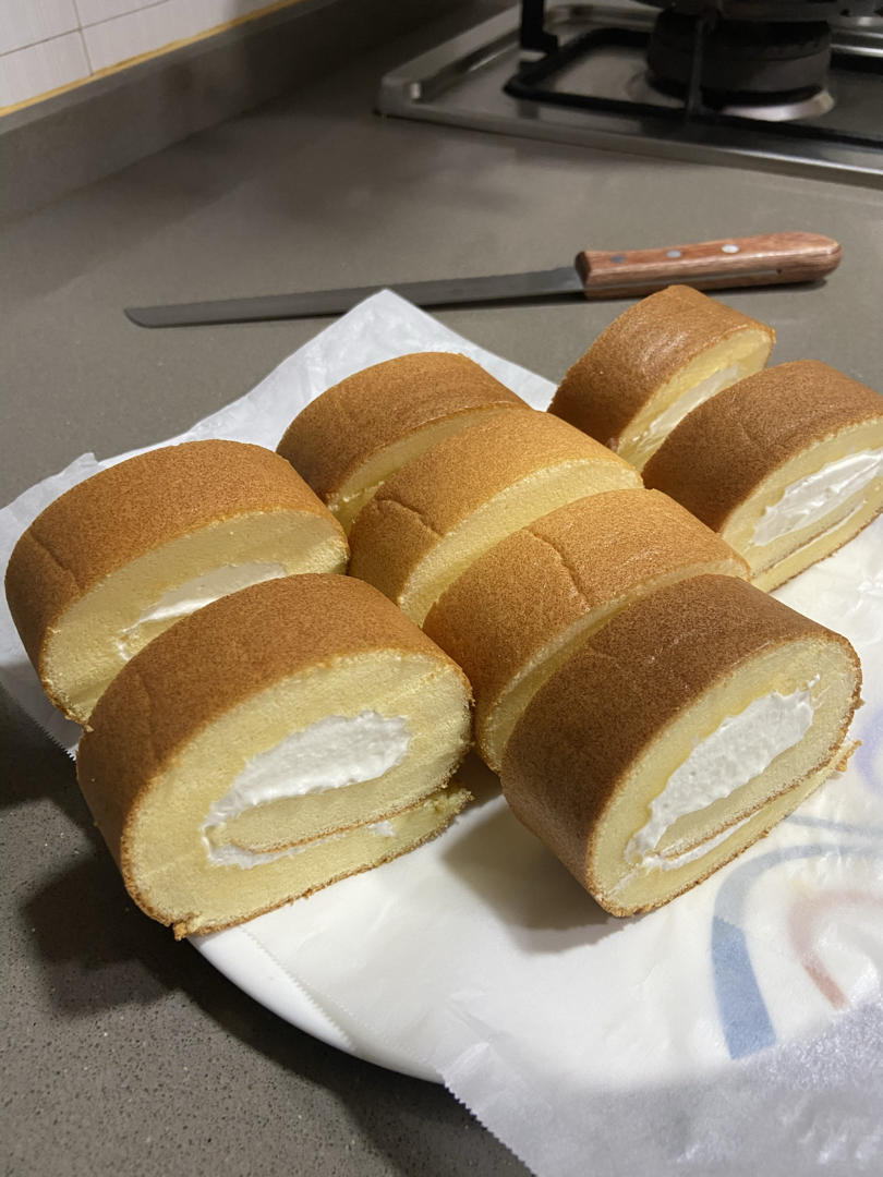 原味基础蛋糕卷(小五卷)