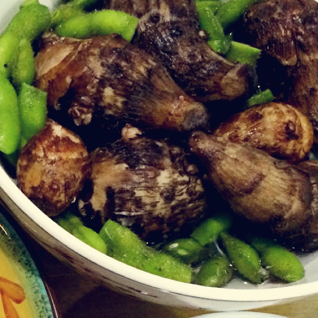 中秋应景——蒸芋艿毛豆花生紫薯