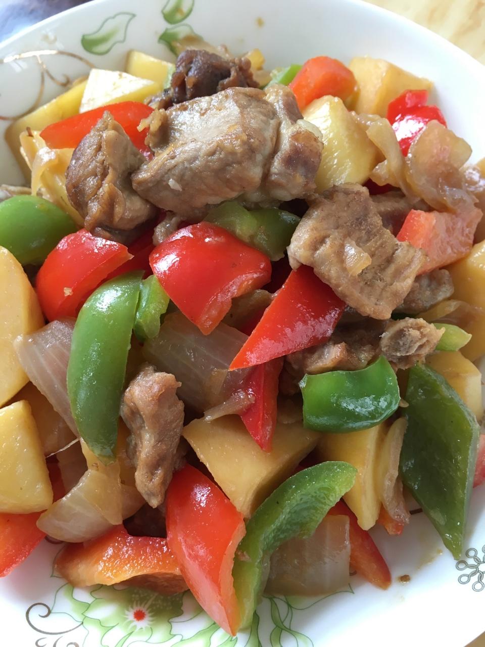 土豆炖排骨