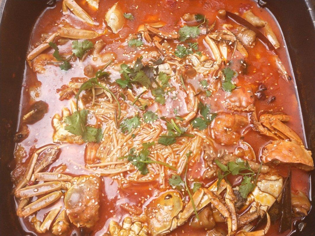 蟹肉煲