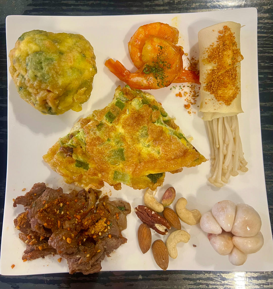 （减脂）玉米面菜团子