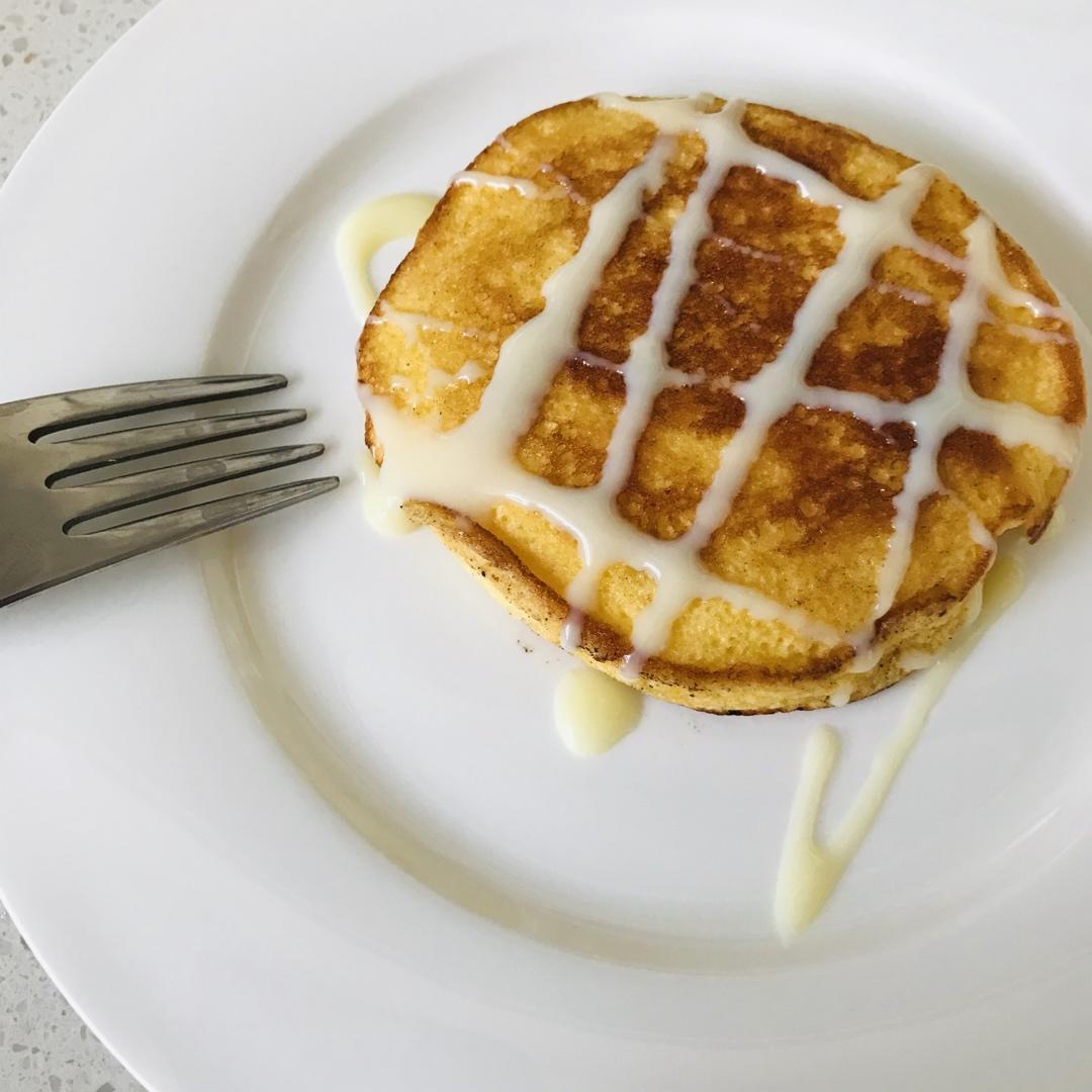 平底锅做的舒芙蕾松饼