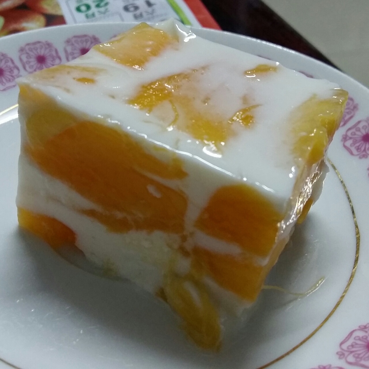 好吃的芒果椰汁糕