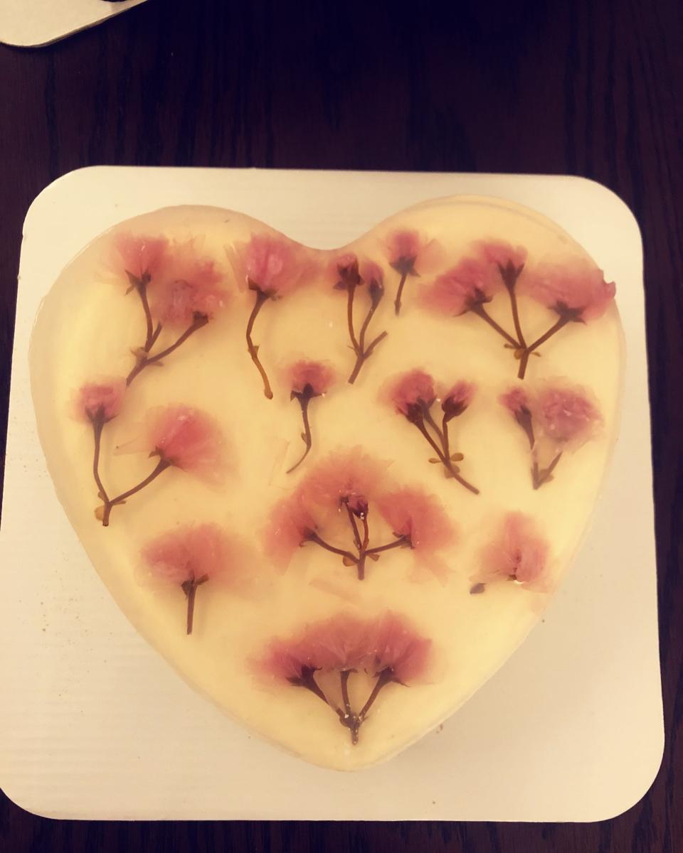 🌸和风樱花酸奶慕斯蛋糕🌸