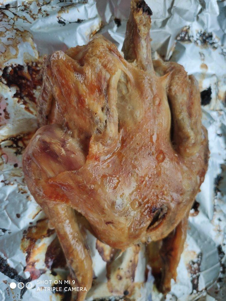 空气炸锅烤童子鸡