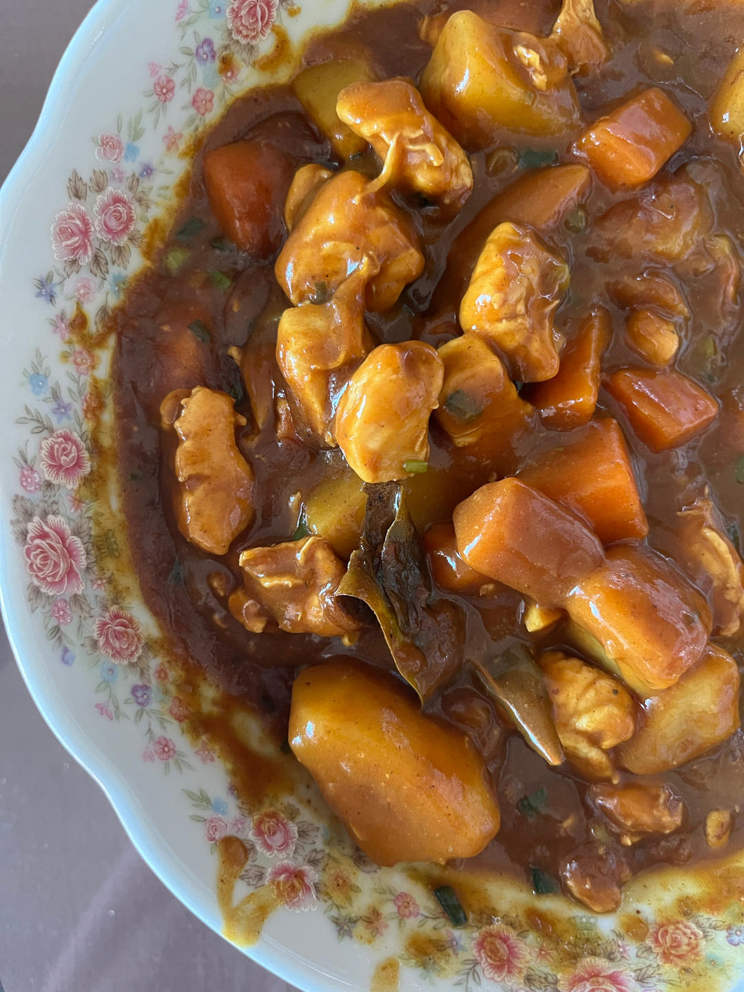 晚饭不费时☞咖喱鸡肉土豆