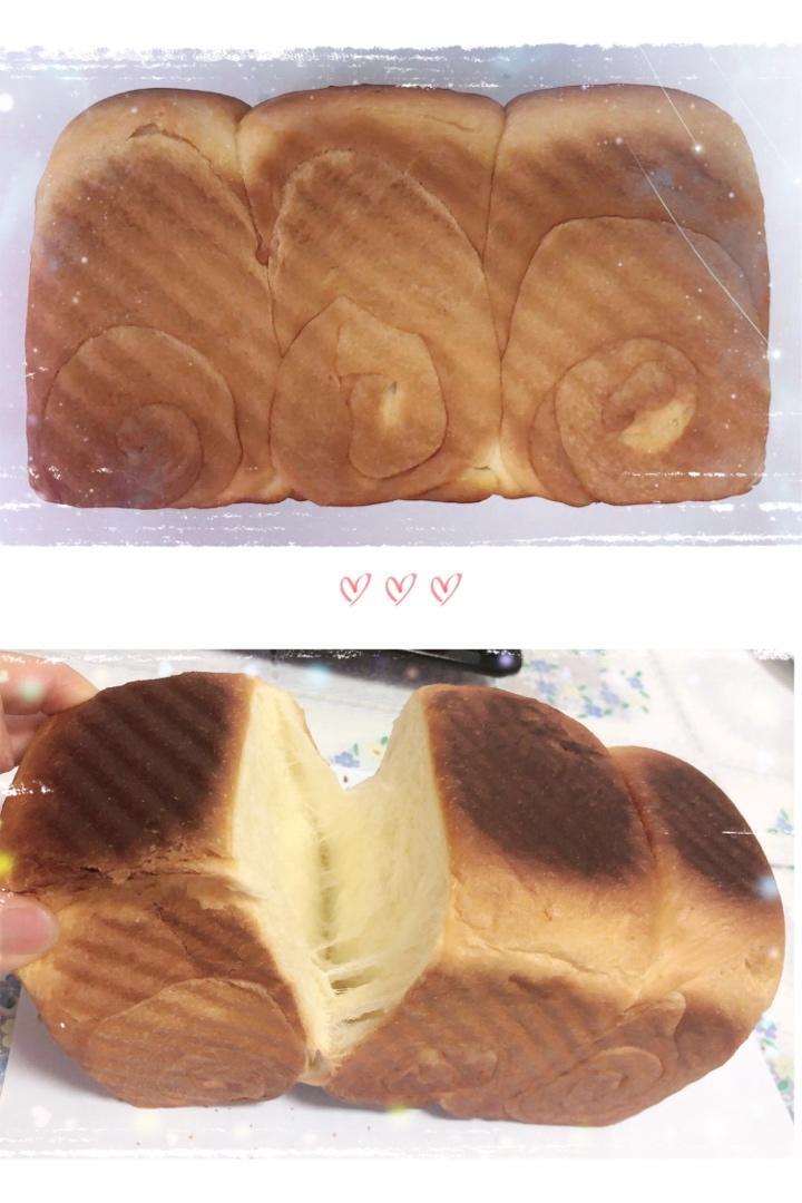 只需一次发酵的超软吐司（附面包机揉手套膜攻略）