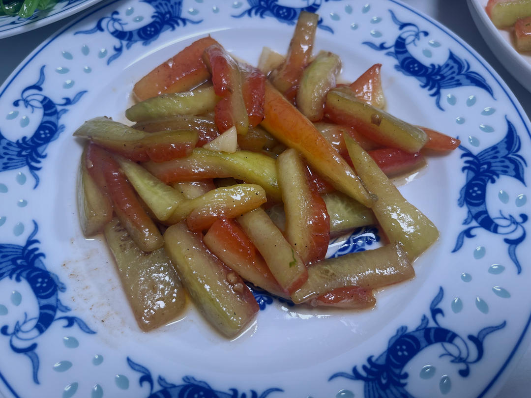 清炒西瓜皮