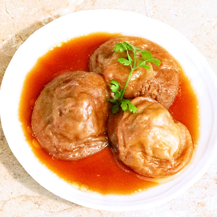 家乡味，肉酿面筋