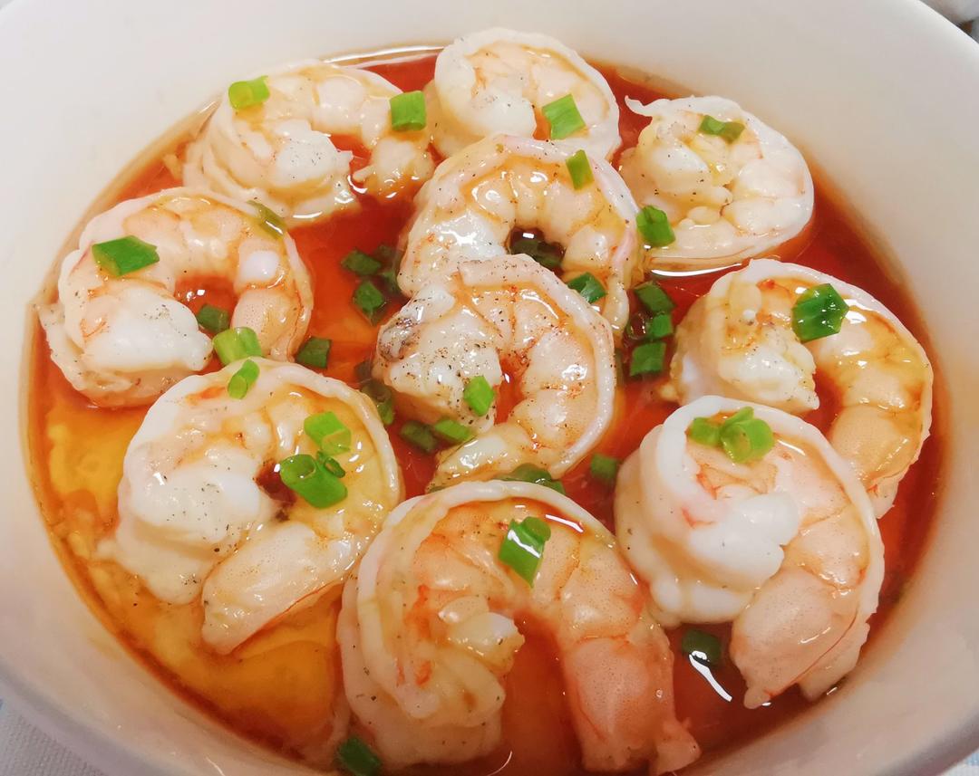 鲜香嫩滑日本豆腐虾仁蒸蛋🍤低脂0⃣️失败