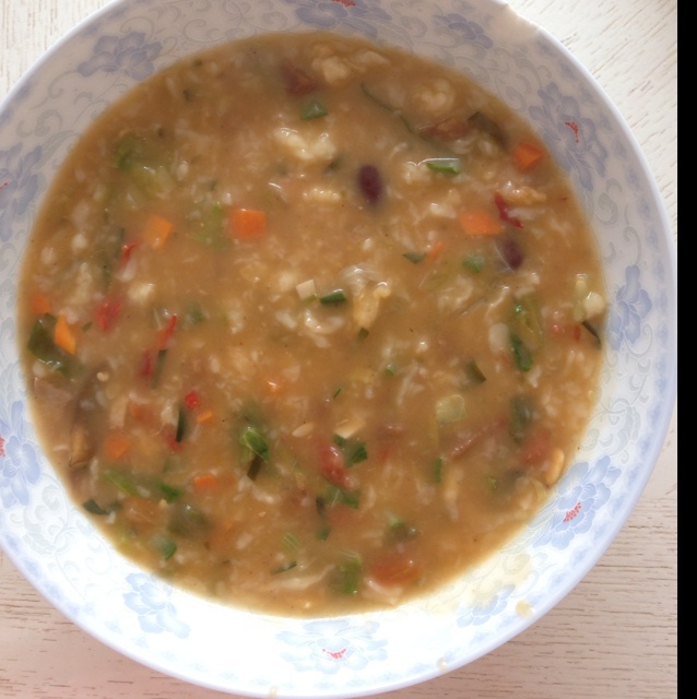 青菜鸡蛋面疙瘩汤