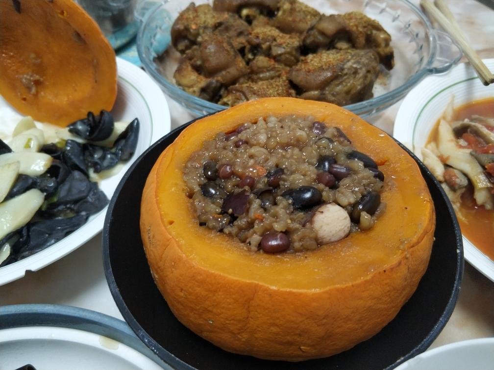 不用加糖的八宝南瓜的做法