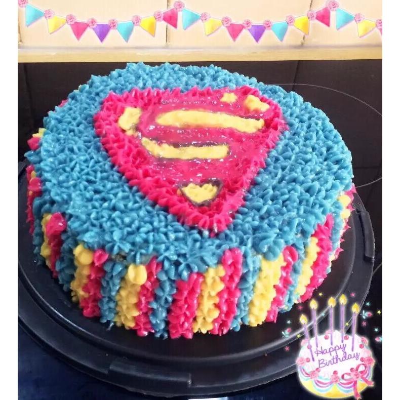 10寸+6寸超人蛋糕