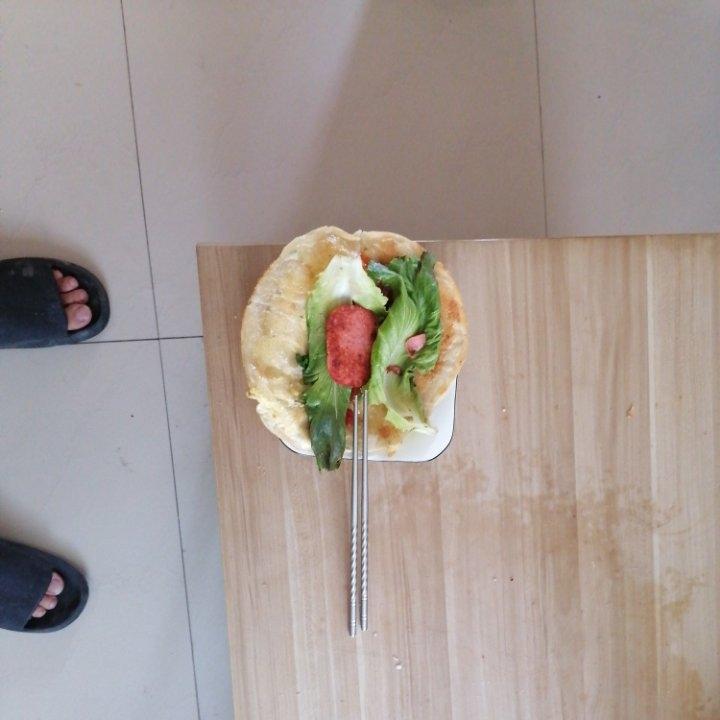 三分钟就可以做好孩子的早餐（手抓饼）