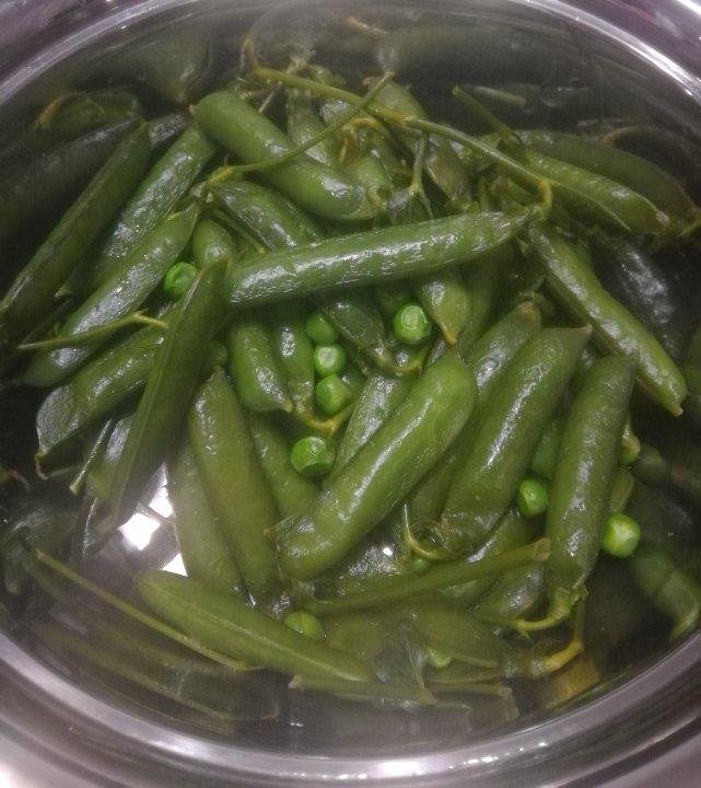 煮豌豆