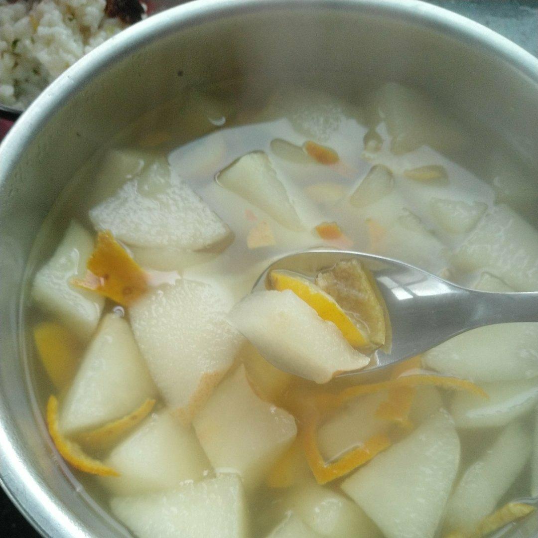 陈皮雪梨金桔饮