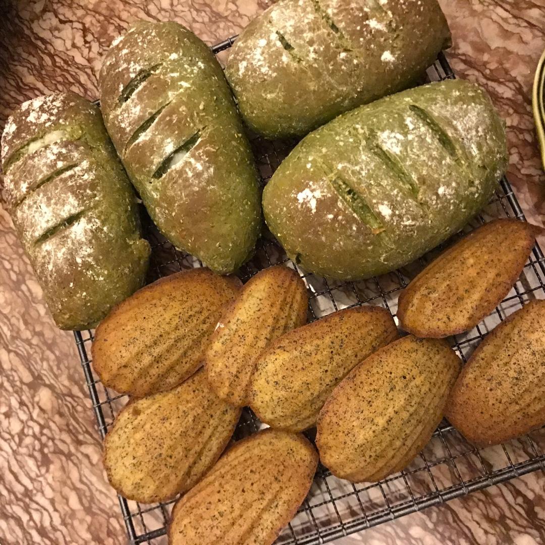 麻薯夹心抹茶软欧