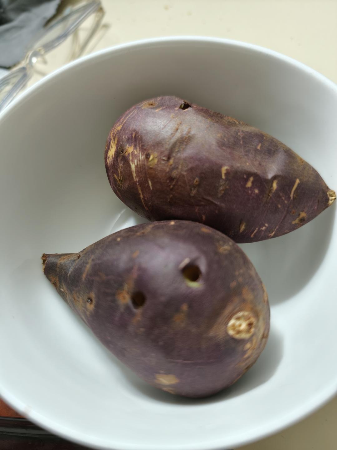 空气炸锅烤红薯(超级简单)