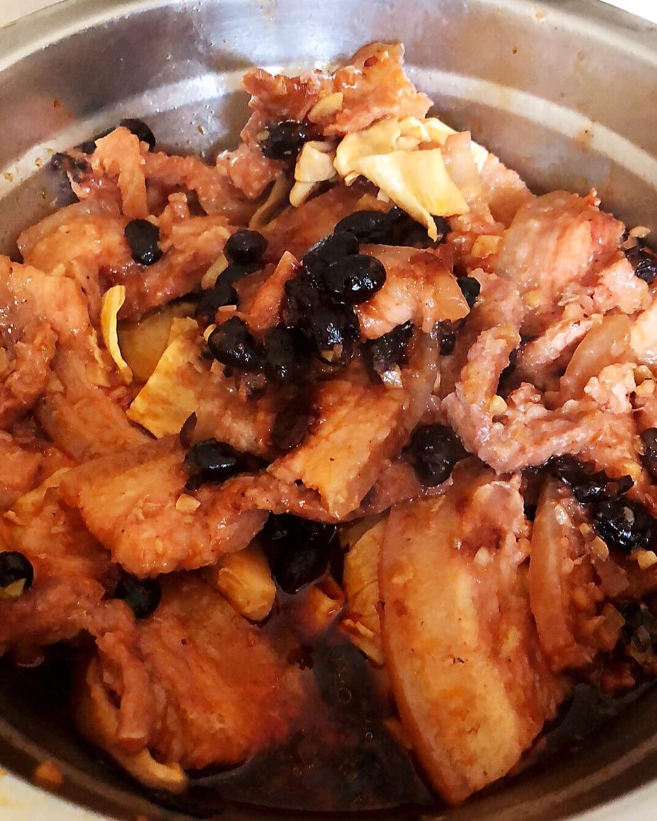 豆豉蒸五花肉