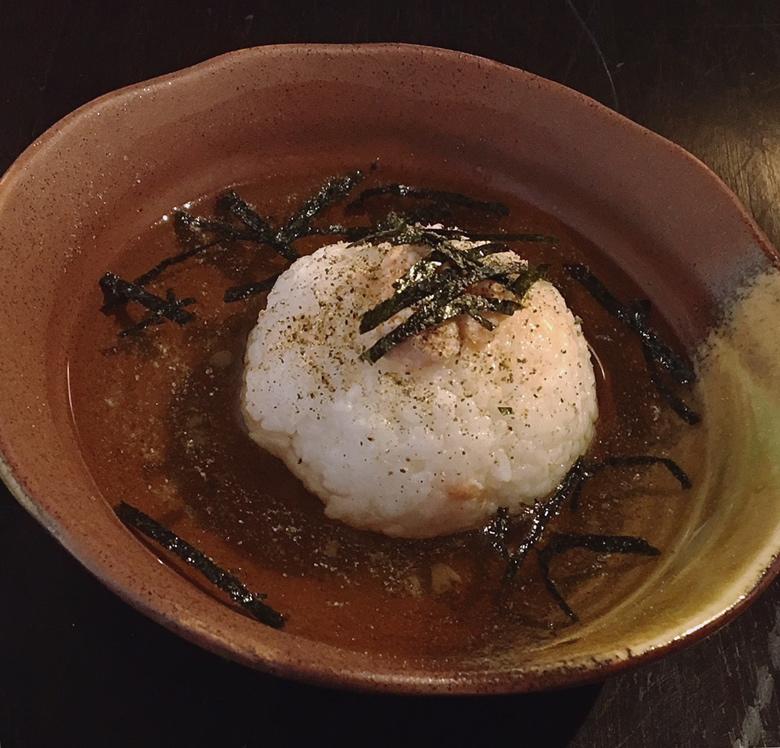 三文鱼茶泡饭