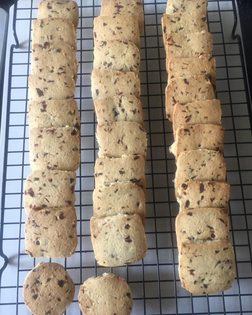 蔓越莓饼干——少油少糖中筋面粉