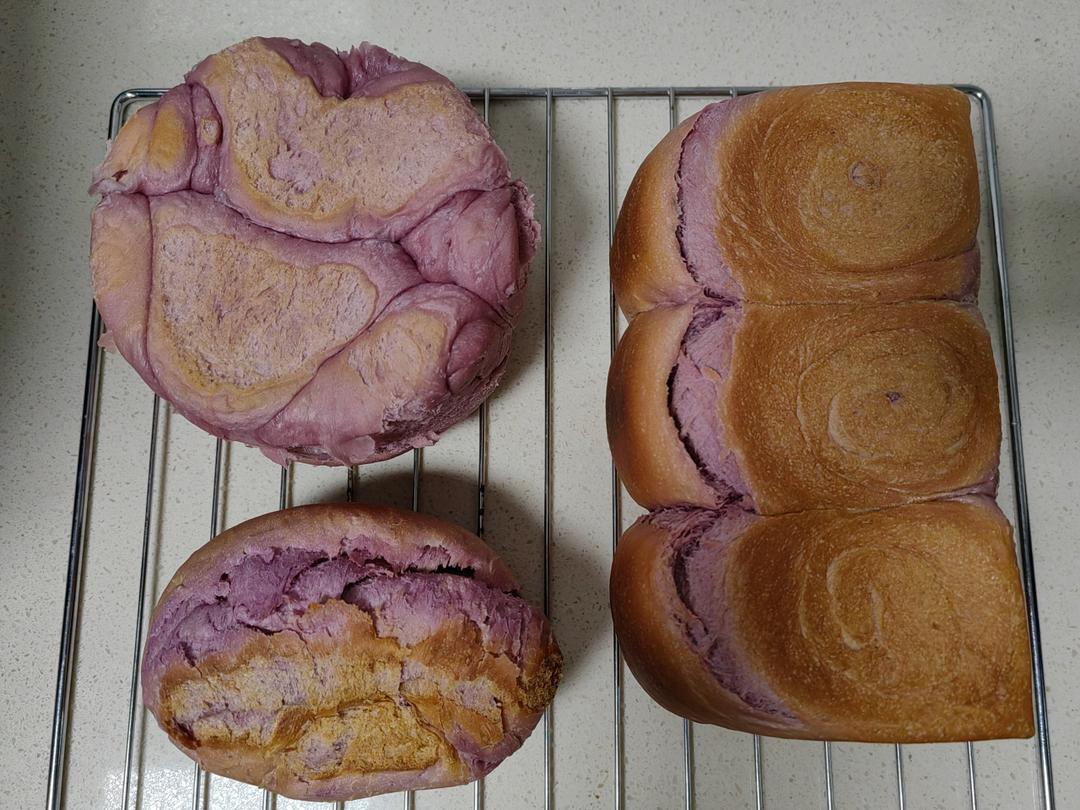 紫薯吐司面包