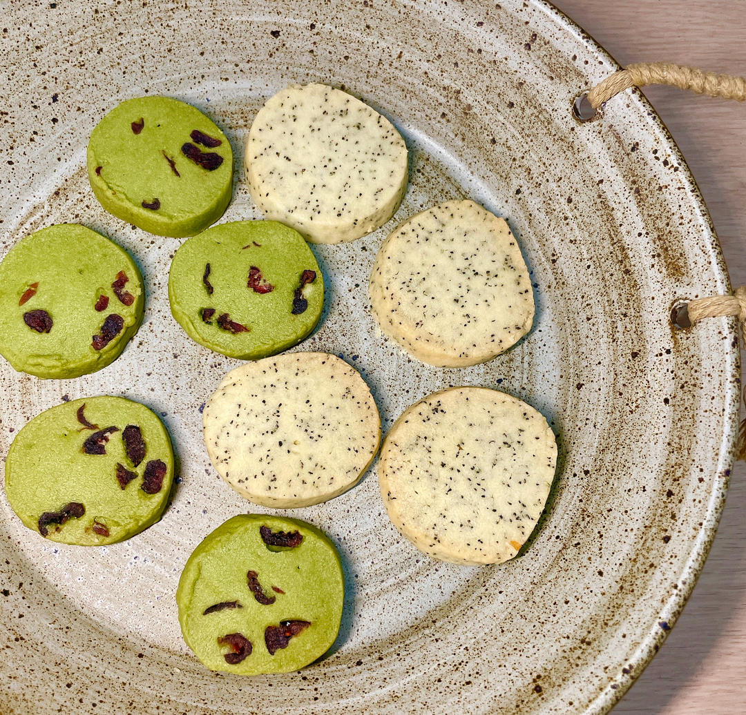 抹茶蔓越莓饼干