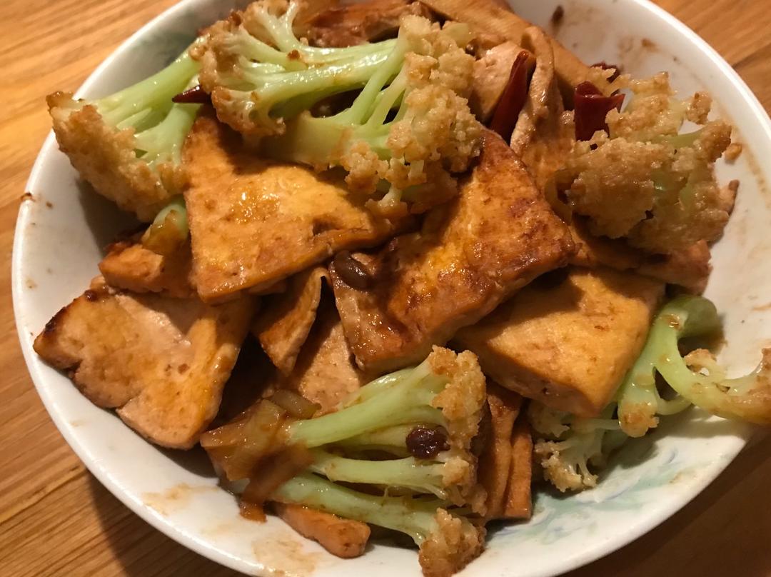 千页豆腐干锅花菜