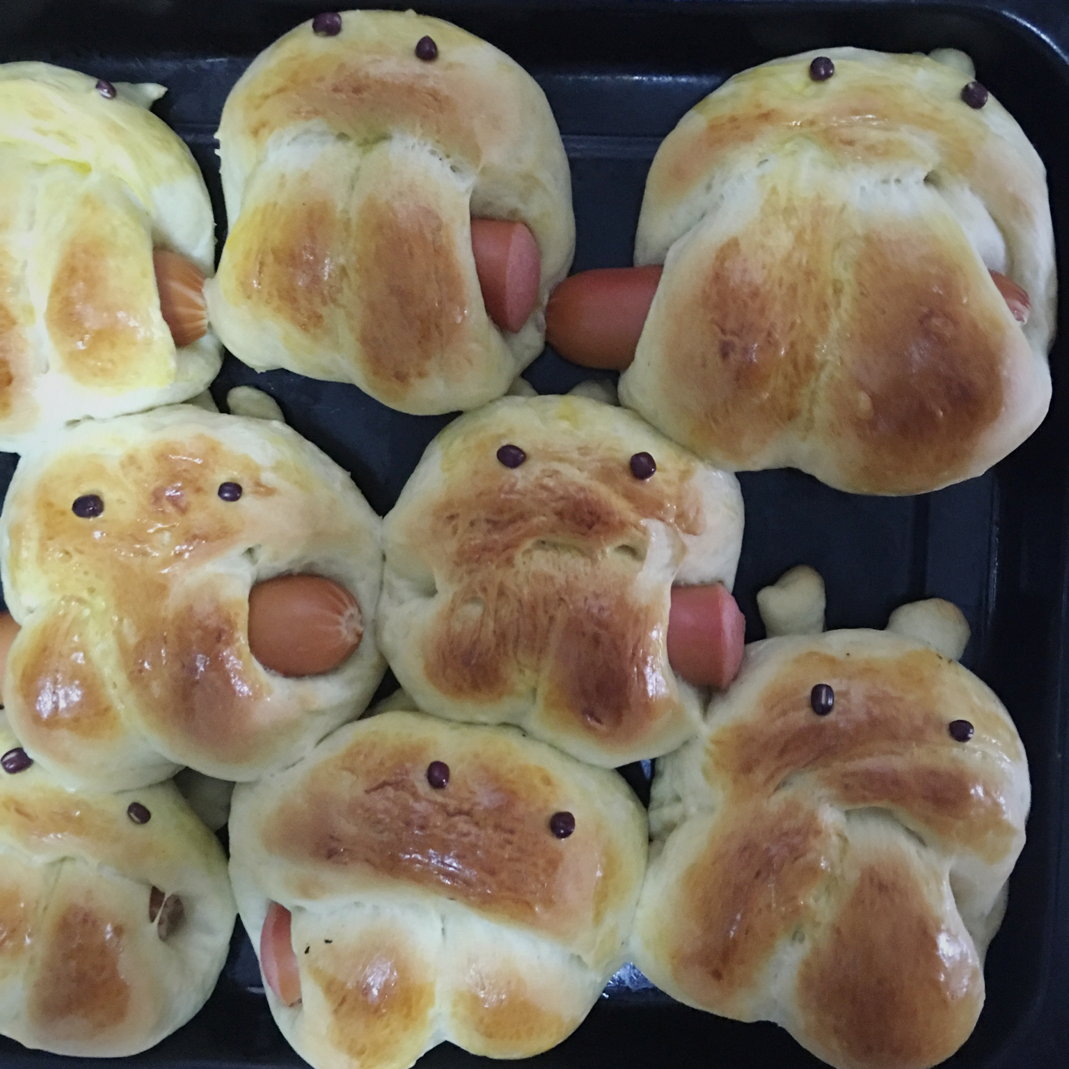 小兔子香肠包