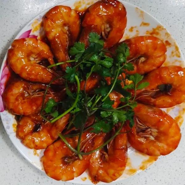 红烧番茄酱大虾