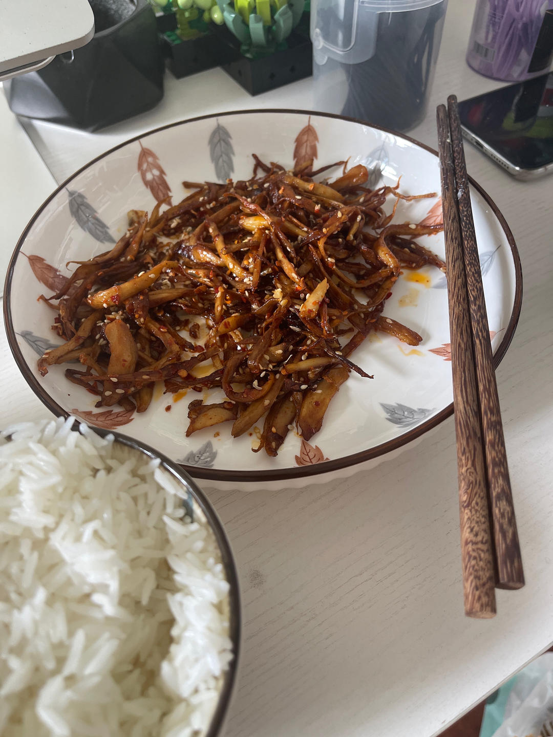 越嚼越香‼️比肉还要好吃👉干煸孜然杏鲍菇