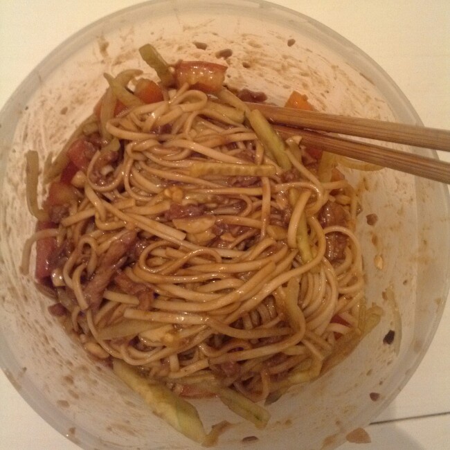 一夫食堂半半拌面