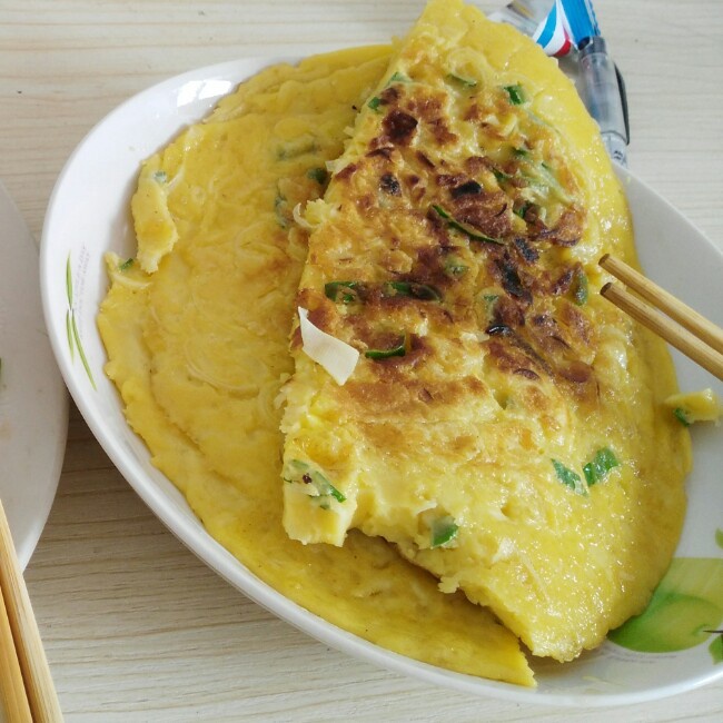 葱花鸡蛋饼