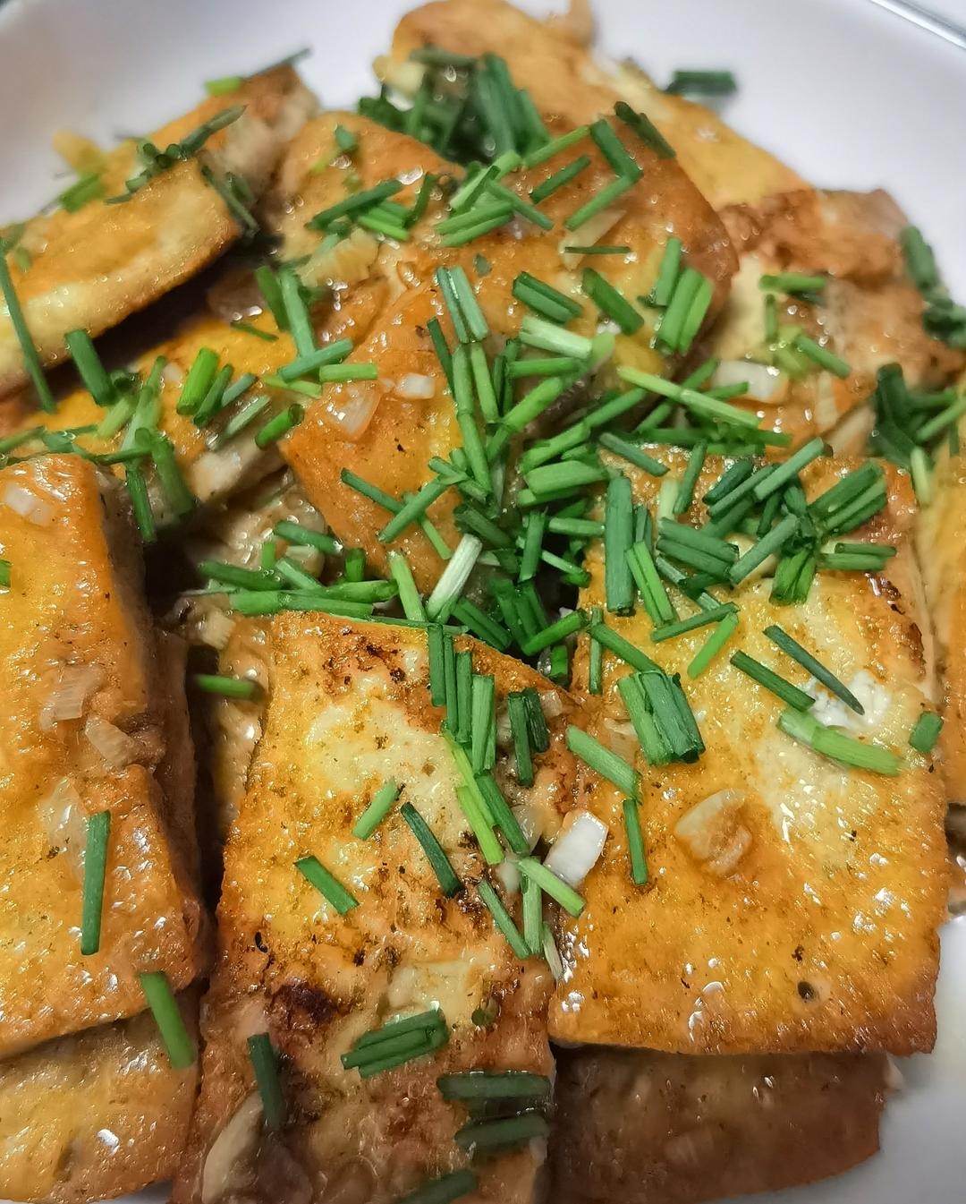 无敌好吃的香煎豆腐