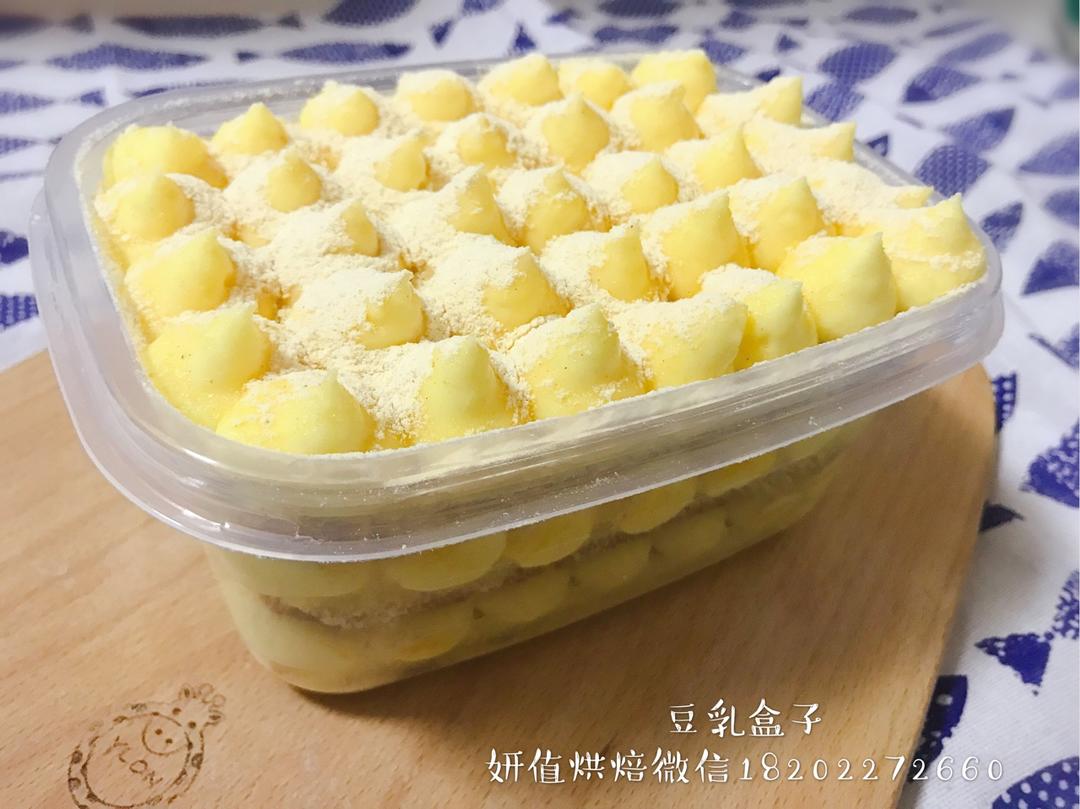 网红日式豆乳盒子蛋糕