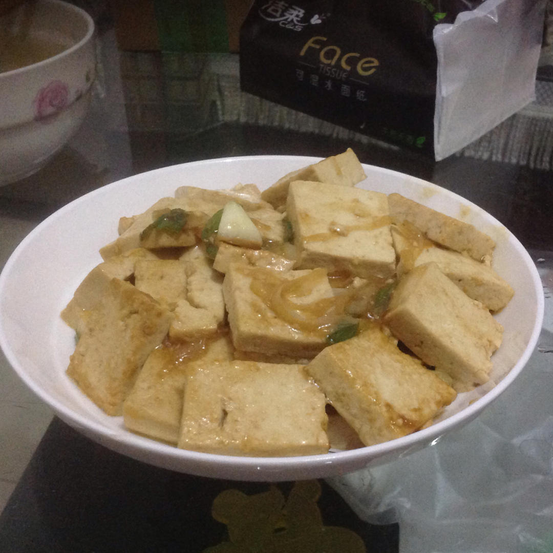 大葱炒豆腐