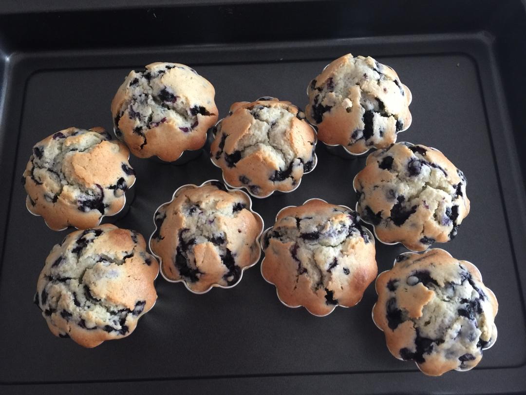 蓝莓玛芬蛋糕 Blueberry Muffin