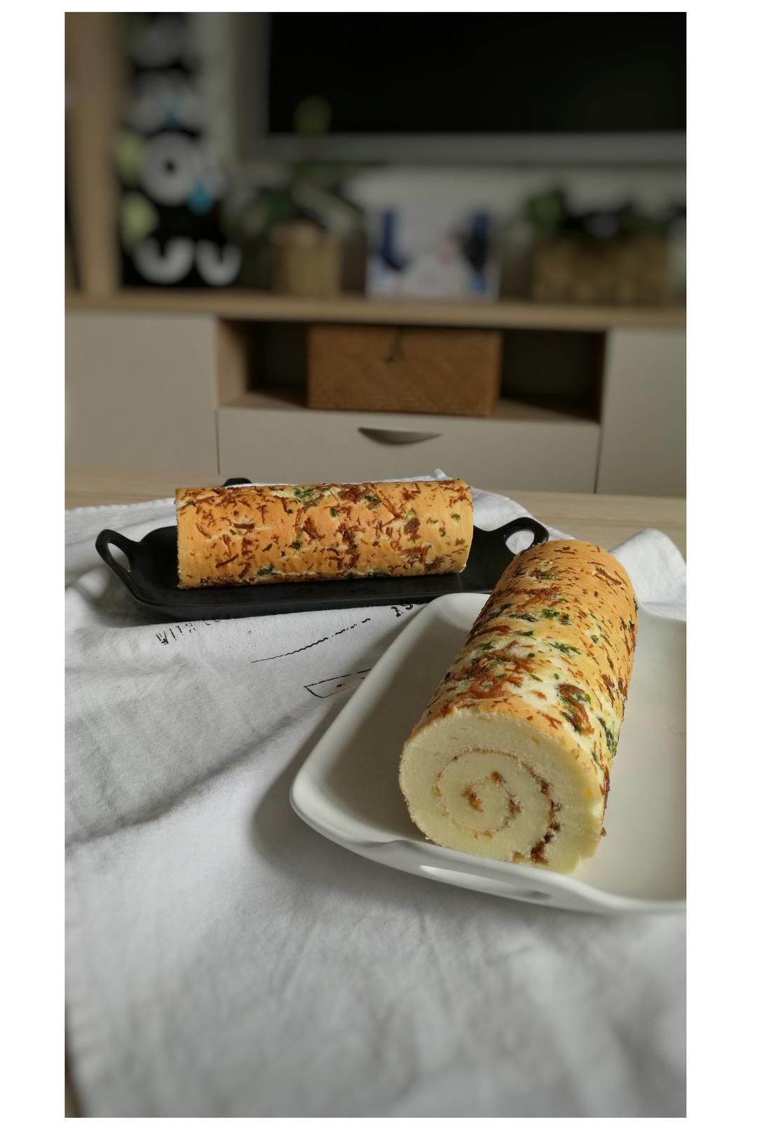 香葱肉松蛋糕卷