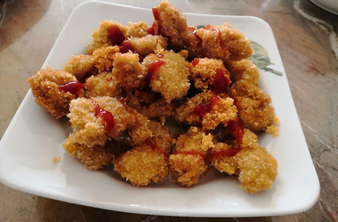 自制酥脆鸡米花